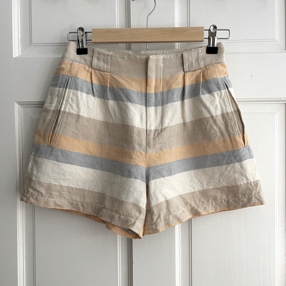 Club Monaco Pants - Club Monaco Striped Shorts